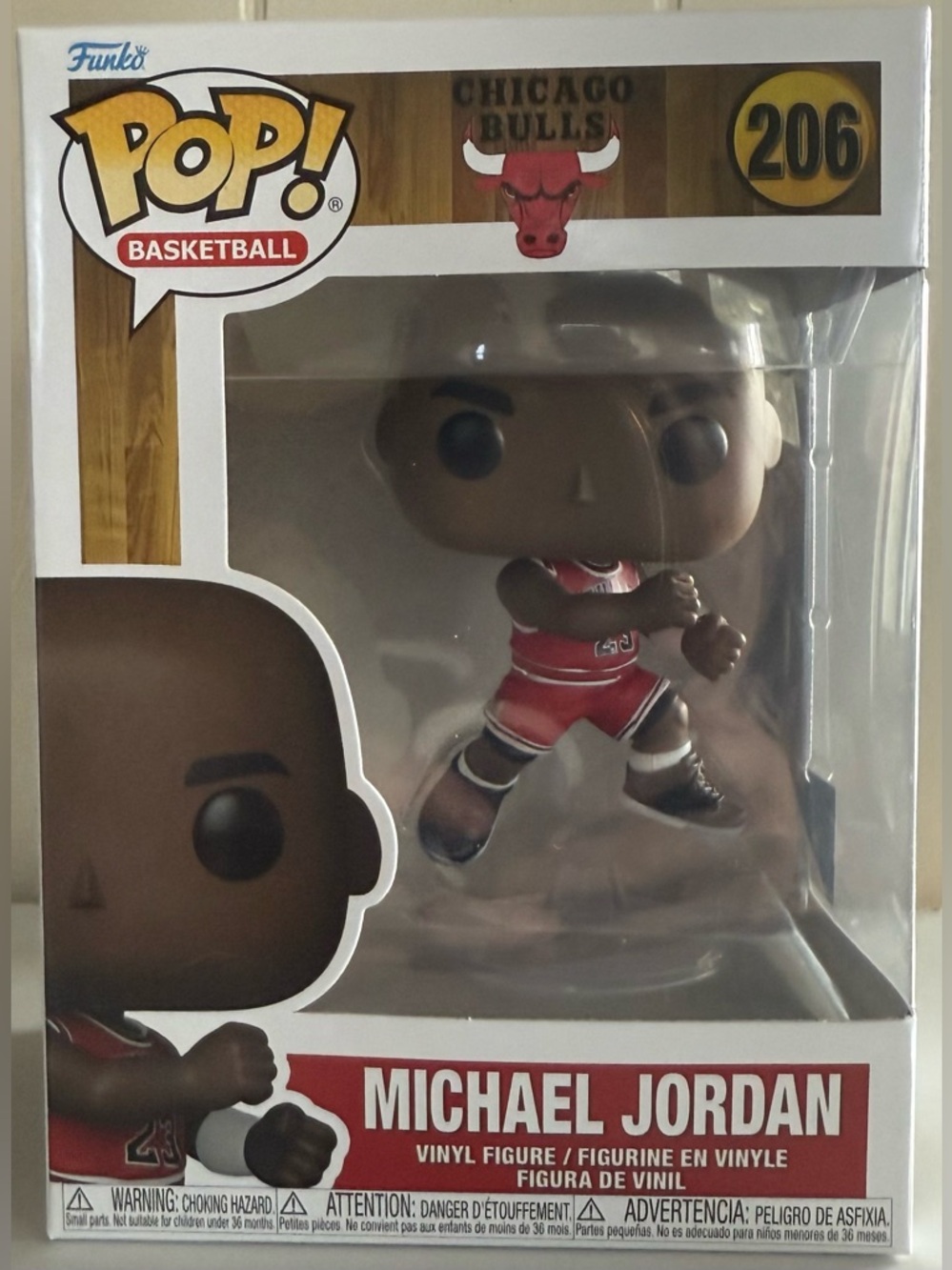 Funko Pop! Michael Jordan Vinyl Figure - Red, Black, White